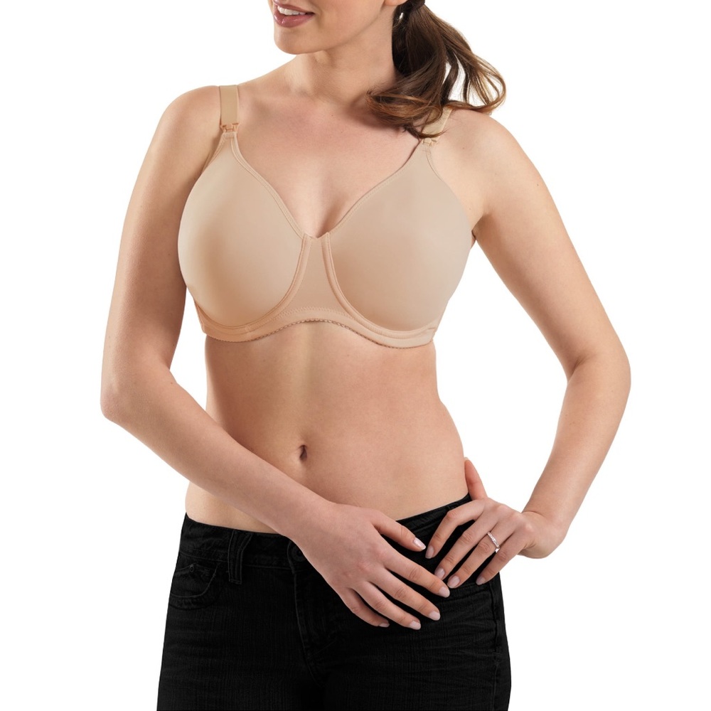 Maternity Loving Moments by Leading Lady Full Coverage T-Shirt Nursing Bra,